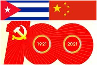Díaz-Canel si congratula con il Partito Comunista Cinese per il suo centenario